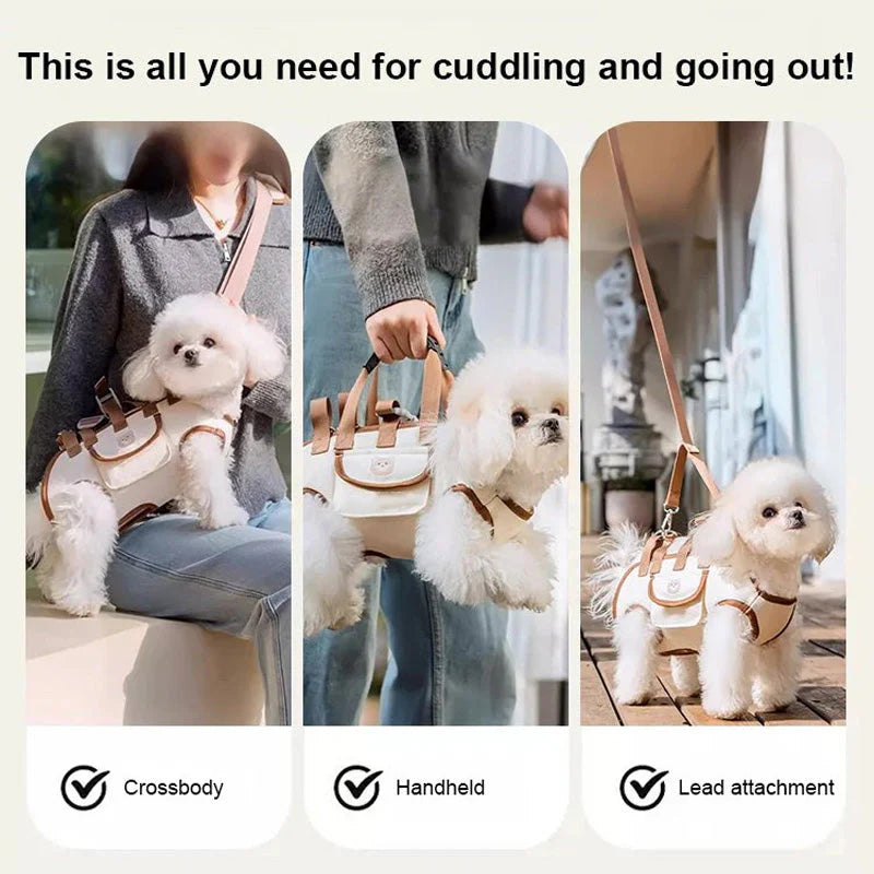 🐕🎒 Prepravka pre domáce zvieratá 2 v 1 – Priedušná, bezpečná, pohodlná