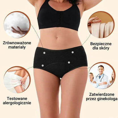【Tri položky】👙2026 Vysoko kvalitná hygienická bielizeň s vysokým pásom, ktorá účinne zabraňuje bočnému úniku