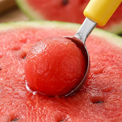 🍉 Posuňte prípravu ovocia na novú úroveň – multifunkčná sada 3 v 1 s lyžičkou na melón a vyrezávacím nožom! ✨