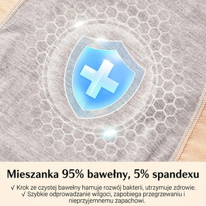 【Tri položky】👙2026 Vysoko kvalitná hygienická bielizeň s vysokým pásom, ktorá účinne zabraňuje bočnému úniku