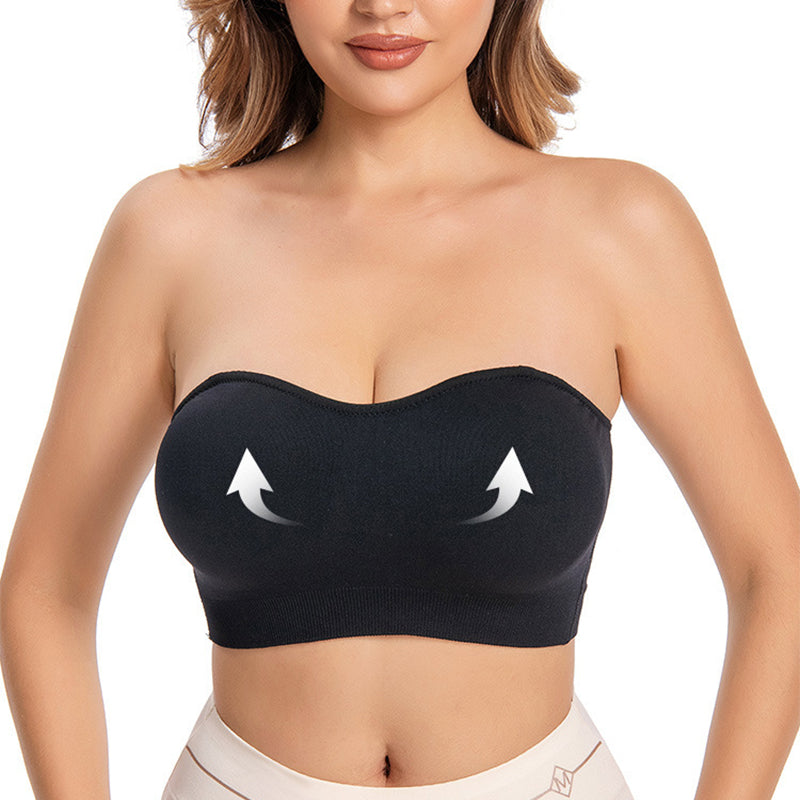 ✨Časovo obmedzená ponuka🖤Odnímateľná bezšvová podprsenka bez ramienok, neviditeľná vnútorná vrstva pre šaty s ramienkami👙