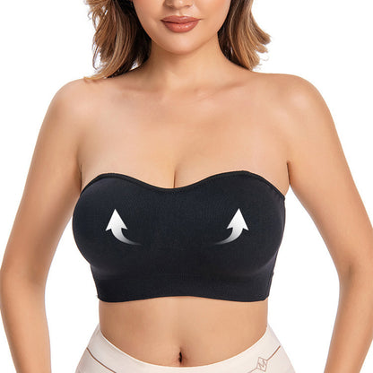 ✨Časovo obmedzená ponuka🖤Odnímateľná bezšvová podprsenka bez ramienok, neviditeľná vnútorná vrstva pre šaty s ramienkami👙