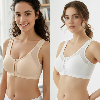 💝Kúpte 1 a získajte 1 zadarmo💝 Podprsenka bez kostíc so zapínaním vpredu pre ženy