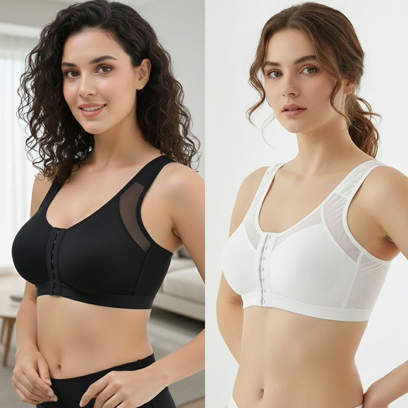 💝Kúpte 1 a získajte 1 zadarmo💝 Podprsenka bez kostíc so zapínaním vpredu pre ženy