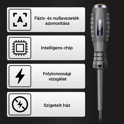 2 v 1 výkonný magnetický skrutkovač s vysokým krútiacim momentom a elektrickým senzorom
