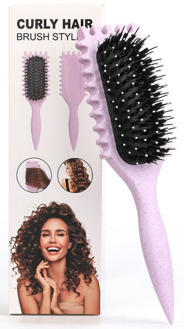 💇‍♀️Časovno omejena 50 % popusta🌊Glavnik za razvozlavanje in oblikovanje kodrastih las, primeren za mokro in suho uporabo, nežen do las.