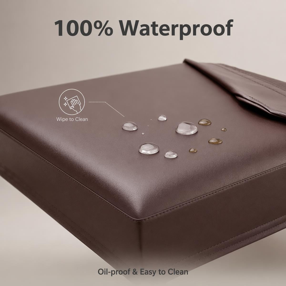 🪑Časno omejen 50 % popust💧Vodoodporne prevleke za stole iz umetnega usnja, odporne na olje in madeže, primerne za obnovo in zaščito jedilnih stolov.