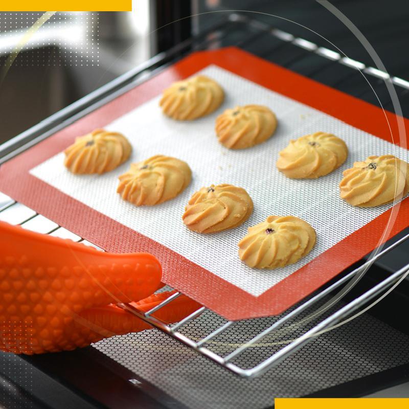 🍪Časovo obmedzená zľava 50 %🔴Silikónová podložka na pečenie zo sklenených vlákien potravinárskej kvality, odolná voči vysokým teplotám, recyklovateľná, nepriľnavá