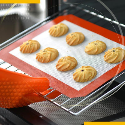 🍪Časovo obmedzená zľava 50 %🔴Silikónová podložka na pečenie zo sklenených vlákien potravinárskej kvality, odolná voči vysokým teplotám, recyklovateľná, nepriľnavá