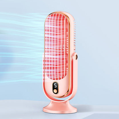 ❄️Stolový ventilátor｜5-úrovňové dotykové ovládanie, tichá prevádzka, dlhá výdrž batérie, ventilátor na pracovnú stanicu/nočník💨
