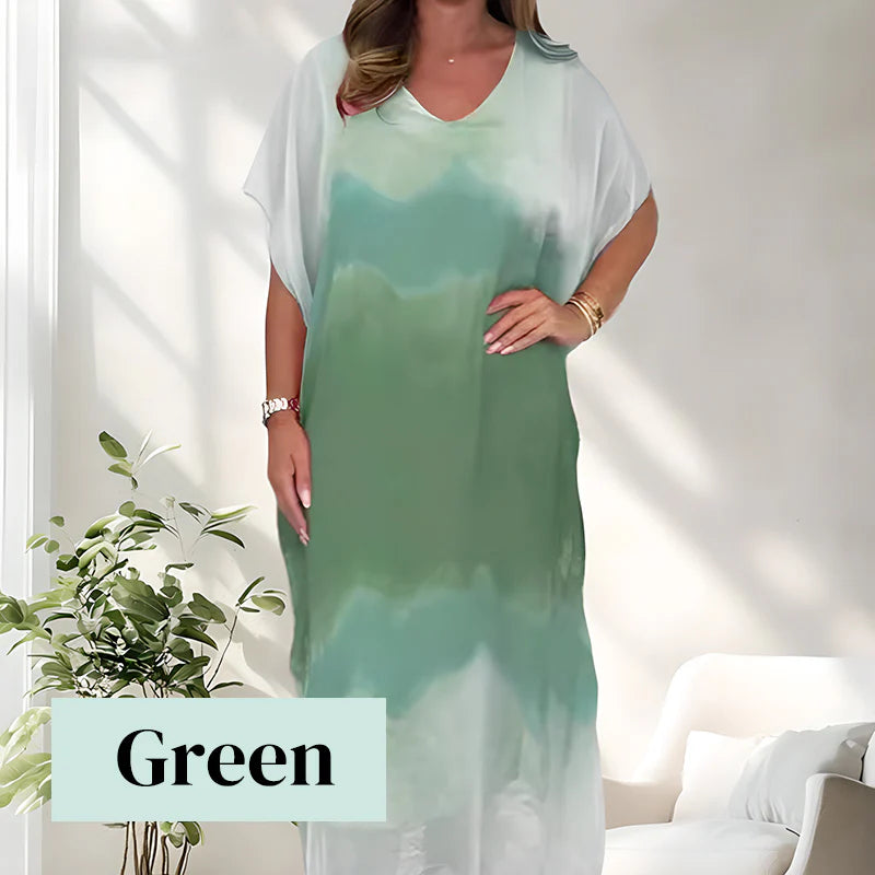 👗Pohodlné voľné šaty pre ženy s batikovaným vzorom