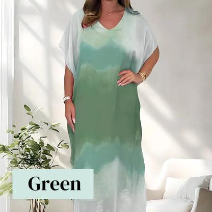 👗Pohodlné voľné šaty pre ženy s batikovaným vzorom