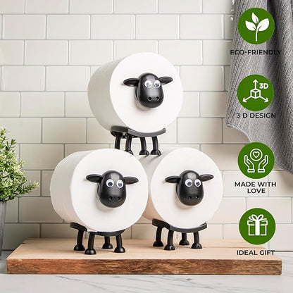 🚽Držiak na ovčie vreckovky vytlačený 3D tlačou - riešenie na uskladnenie na podlahe bez vŕtania♻️