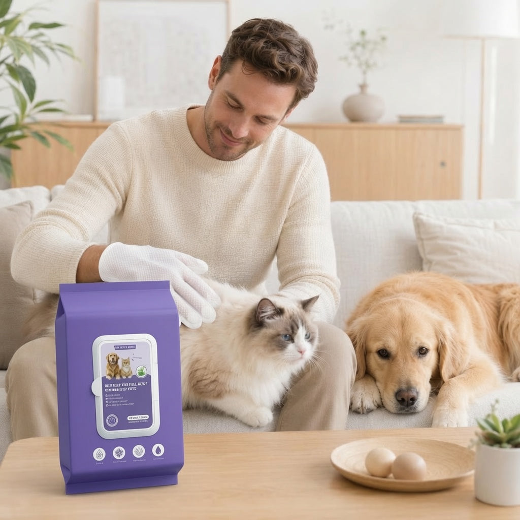 Rokavice za čiščenje hišnih ljubljenčkov | PET