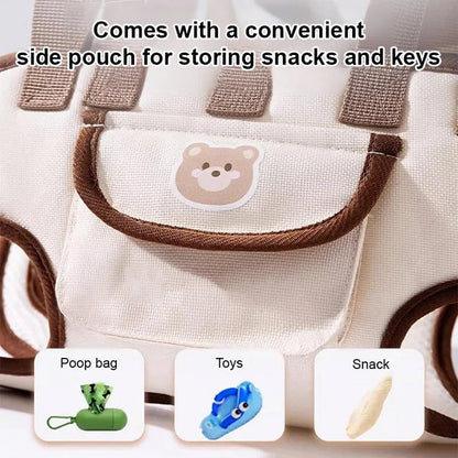 🐕🎒 Prepravka pre domáce zvieratá 2 v 1 – Priedušná, bezpečná, pohodlná