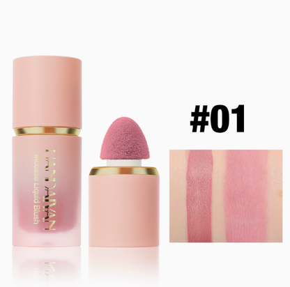 ☁️ Tekutá lícenka Mousse ｜ Niacínamid pre výživu pleti, ľahká a dobre drží po celý deň bez toho, aby sa zlepovala 🧽