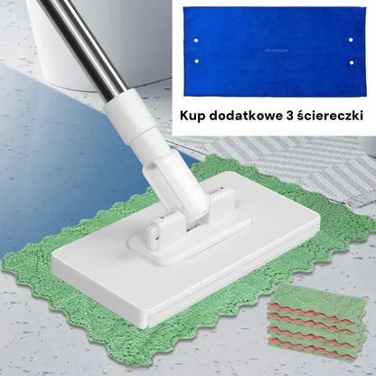 💦Jednorázový mop na prach so 4 opakovane použiteľnými utierkami