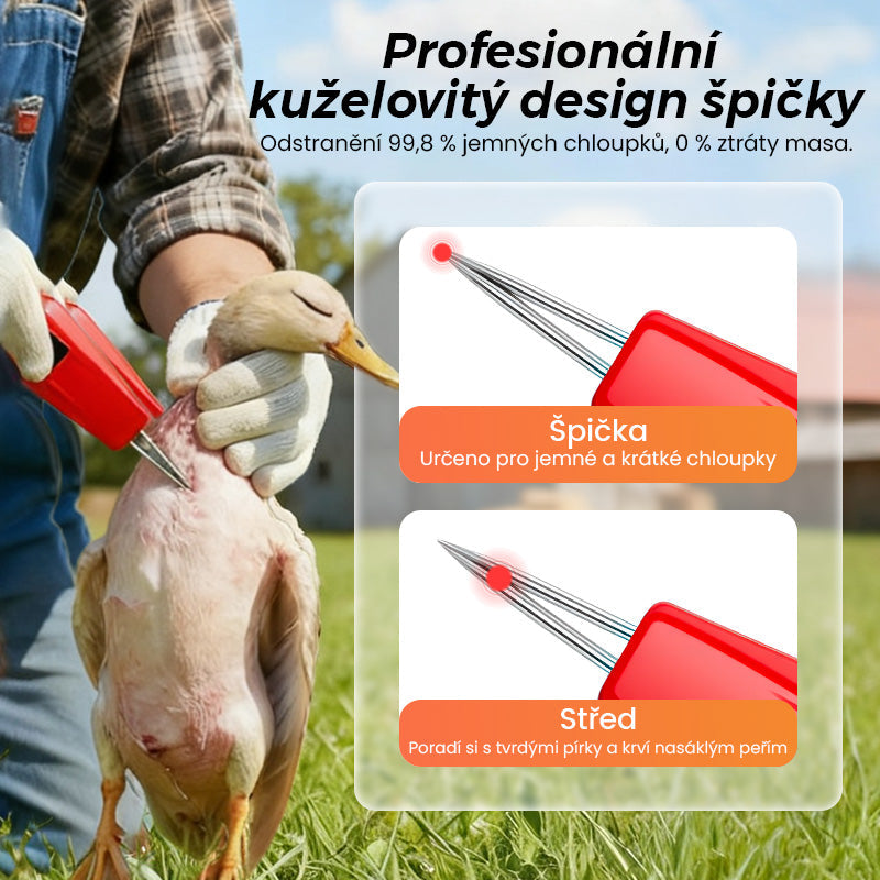 🦆🔥2026 VÝHODNÁ PONUKA 🔥🐓Elektrický stroj na šklbanie hydiny – ľahké šklbanie, šetrí čas a námahu!