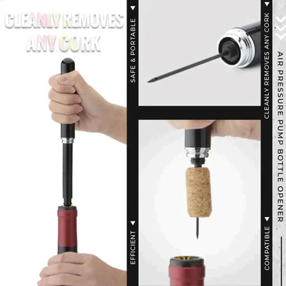 Otvárač na fľaše s vzduchovým pumpičkou