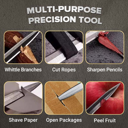 【🎁📿Ružový náhrdelník zadarmo🎁】💥Profesionálna úroveň 🔥Odnímateľný prenosný vreckový nôž s príveskom na kľúče