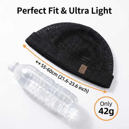 🧢☀️ Ľahká, priedušná sieťovaná čiapka bez okraja