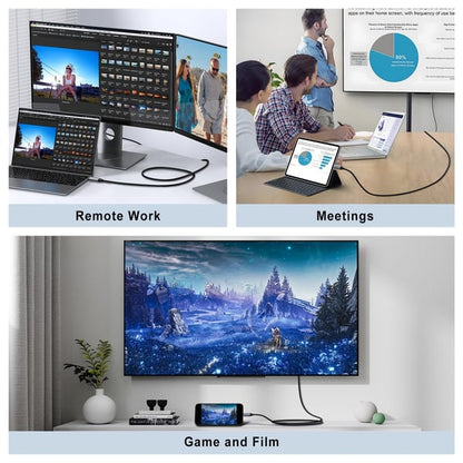 Časovo obmedzená 50% zľava 🔌Projekčný kábel USB-C na HDMI HD, 4K 60Hz, nevyhnutnosť pre kancelárske prezentácie 📺