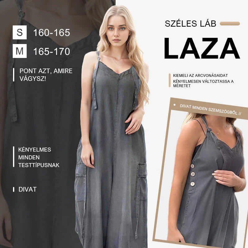 👗Dámske voľné nohavice s širokými nohavicami a vreckami