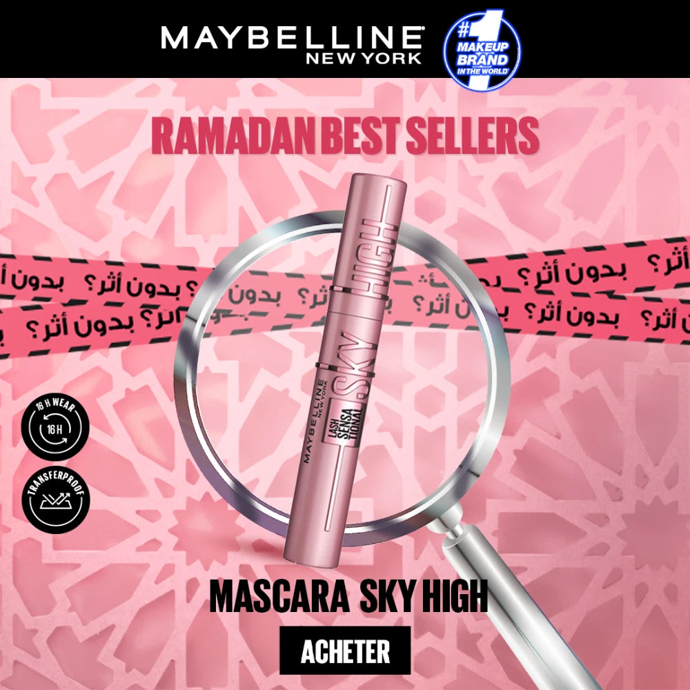 🔥Kúp 1 a získajte 1 zadarmo🔥Maybelline New York Lash Sensational Sky High riasenka
