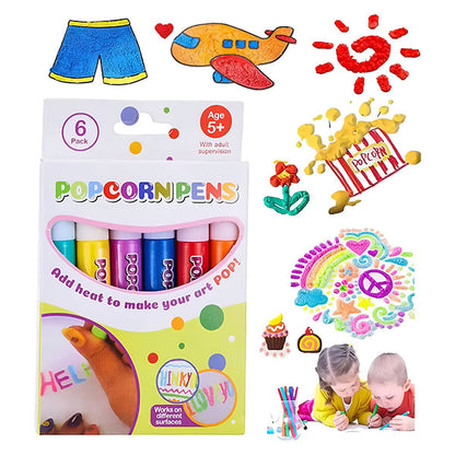 Čarobni flomasterji Puffy 3D – komplet 6 kosov | PUFFPENS