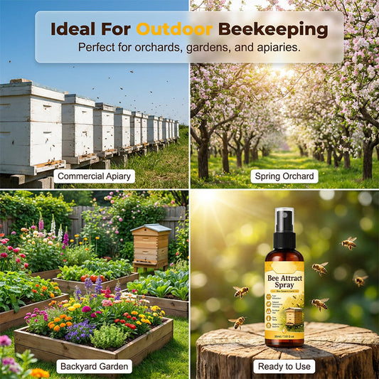 Časovo obmedzená ponuka 🐝 Prírodný feromónový sprej na prilákanie včiel - rýchlo priláka roje do včelínov, sadov a vonkajších lákadiel na včely 🍯🌿
