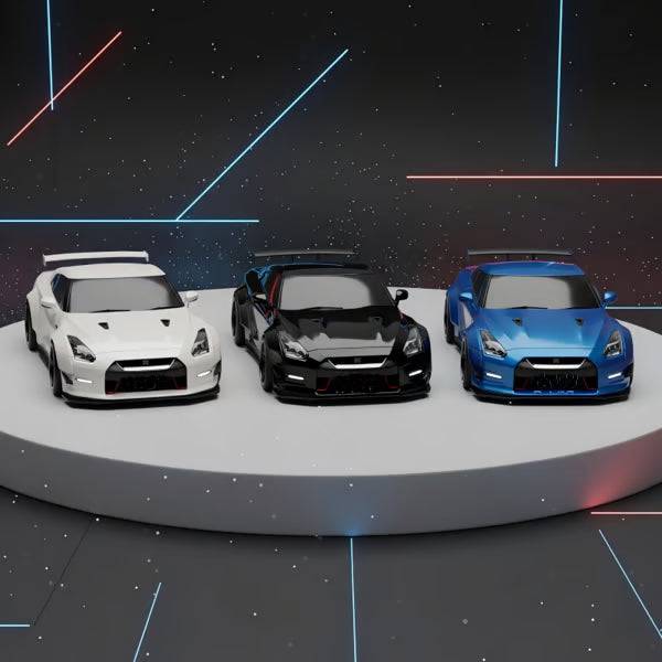 【🎁📿Náhrdelník s ružou zdarma🎁】🎄Super športové auto——🏎️Realistický motor a svetelné efekty GTR