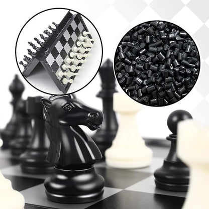 🧲Časno omejen 50 % popust♟️ Zložljiva magnetna šahovnica, prenosna šahovnica za zunanjo uporabo, preprečuje padec.