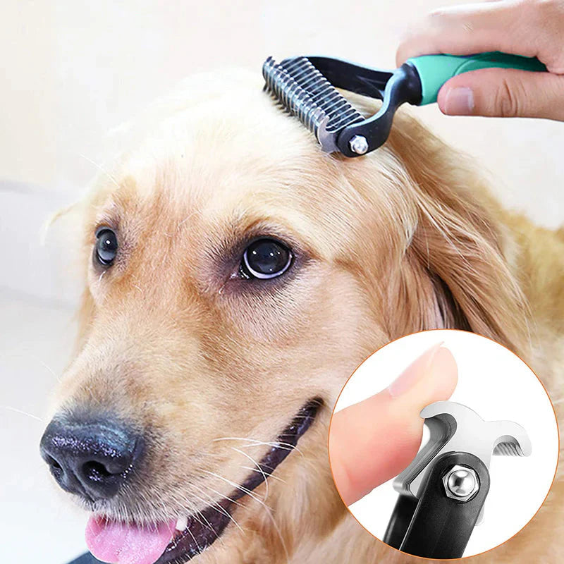 🐾Obojstranný hrebeň na odstraňovanie zvieracej srsti
