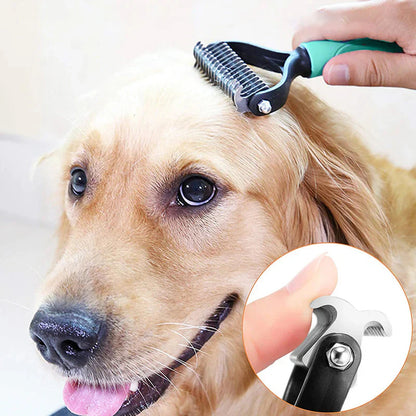 🐾Obojstranný hrebeň na odstraňovanie zvieracej srsti