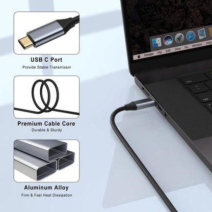 Časovo obmedzená 50% zľava 🔌Projekčný kábel USB-C na HDMI HD, 4K 60Hz, nevyhnutnosť pre kancelárske prezentácie 📺