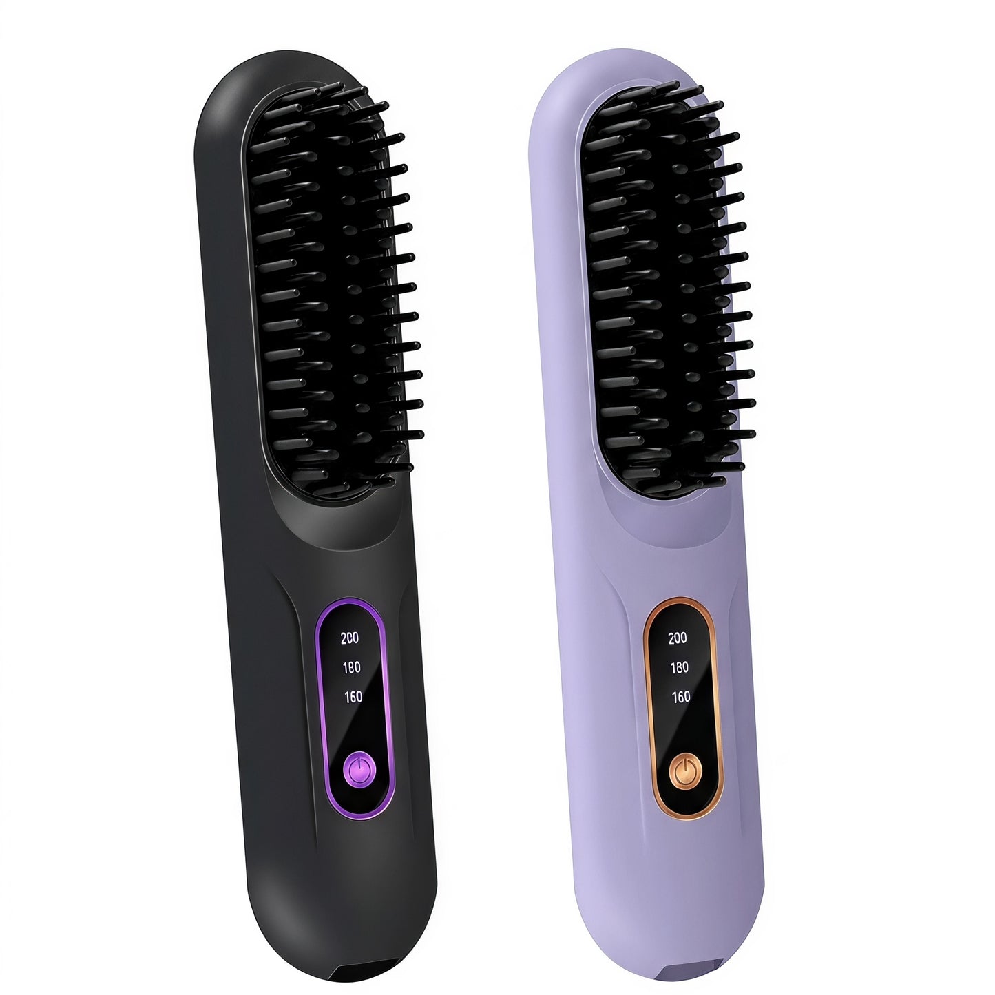 💇Bezdrôtová žehlička na vlasy s negatívnymi iónmi | Prenosný cestovný stylingový hrebeň s trojstupňovou konštantnou teplotou a ochranou proti obareniu✨