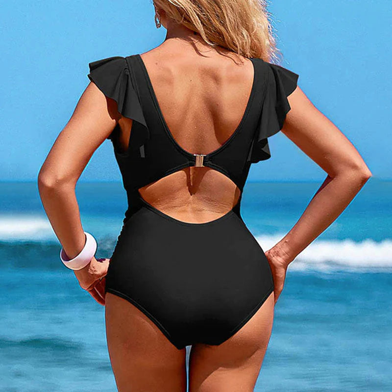 👙Sexy volánové jednodielne plavky