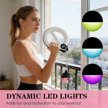 Časovo obmedzená 50% zľava💡 Posilňovač rúk s LED diódami a počítadlom | 360° rotácia pre ochabnuté ruky✨