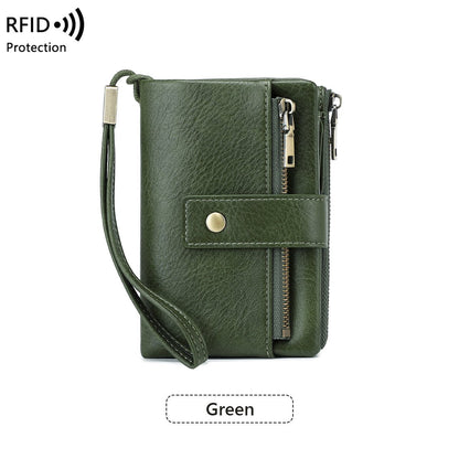 Dámska kožená peňaženka s RFID ochranou