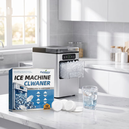 Časovno omejen 50 % popust 💧 Tablete za odstranjevanje vodnega kamna in čiščenje ledomatov - izdelek za globinsko čiščenje, preprečevanje nabiranja vodnega kamna in antibakterijski izdelek 🧊