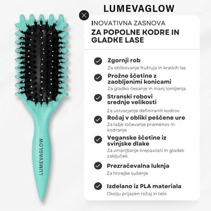 💇‍♀️Časovno omejena 50 % popusta🌊Glavnik za razvozlavanje in oblikovanje kodrastih las, primeren za mokro in suho uporabo, nežen do las.