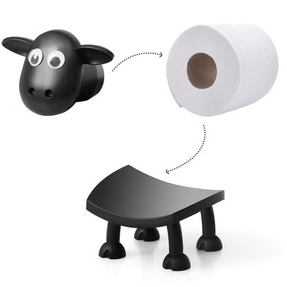 🚽Držiak na ovčie vreckovky vytlačený 3D tlačou - riešenie na uskladnenie na podlahe bez vŕtania♻️