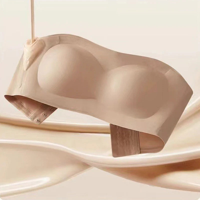 💞🔥Kúp 1 a získajte 1 zadarmo🔥Dámske podprsenky bez ramienok, push-up bandeau podprsenky, nešmýkavé bezkosticové podprsenky s výstužou, bezšvové pohodlné podprsenky typu „tube“ a „jelly“