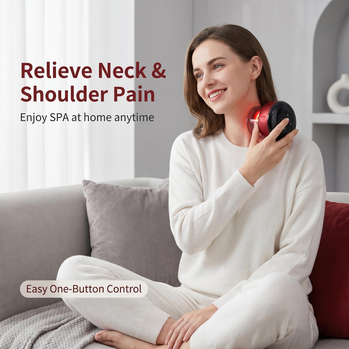 🧘 Elektrický prístroj na baňkovanie a gua sha ｜ 12-úrovňový prístroj na celotelovú terapiu horúcimi kompresmi s konštantnou teplotou🔄