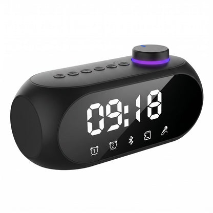 🔊4-v-1 Bluetooth reproduktor k posteli｜360° priestorový zvuk, RGB ambientné osvetlenie, stolový reproduktor s dvojitým budíkom🎵🌈