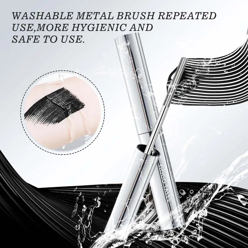 😍(🔥Kúp 1 a získajte 1 zadarmo🔥)Vodoodporna in odporna na znoj, podaljševalna in kodrajoča maskara