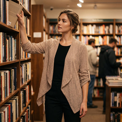 Časovo obmedzená zľava 50% 🌸 Letný prešívaný žakárový kardigan, ľahký, priedušný, klimatizovaný, slnečno-ochranný vrchný odev 🌿👗