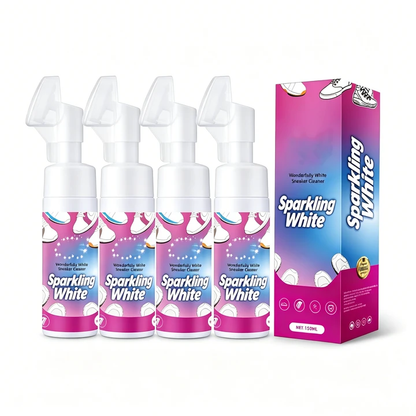 👟 Udržujte svoje biele topánky v lesku – Penový čistič topánok bez vody so zabudovanou kefkou – Platba pri doručení ✨🧼