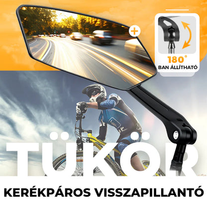 Časovo obmedzená zľava 🚴 Dvojica širokouhlých cyklistických spätných zrkadiel, nastaviteľných v rozsahu 360°, vodeodolných, na bicykle a skateboardy. 🛡️💨