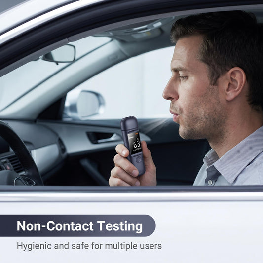 🚗Prenosný alkohol tester vo vrecku, bezkontaktný hygienický samotestovací nástroj🍻✨